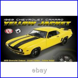 1/18 ACME 1969 Chevrolet Camaro Z28 SF Yellow Jacket A1805719 Dented Box