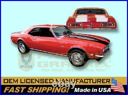 1967 1968 Chevrolet Camaro Z28 withCowl Induction VINYL Decals Stripes GraphicsKit