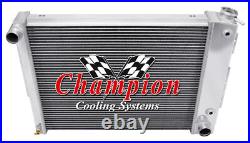 2 Row 1 RR Champion Radiator for 1967 68 1969 Chevrolet Camaro Small Block  Eng