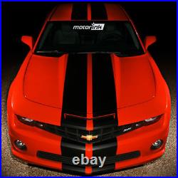 2010-2013 Chevy Camaro Rally PACE Stripes Full Racing Decals SS RS Matte Black