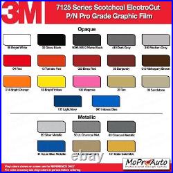 2014-2015 Chevy Camaro Center Wide Hood Racing Stripe Decal Pro 3M Vinyl Graphic