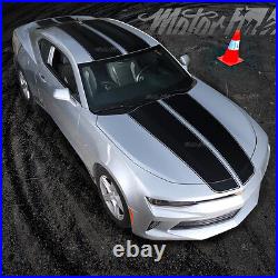 2016 2017 Chevy Camaro Rally Racing Stripes Hood Roof Trunk Vinyl Decals Graphic