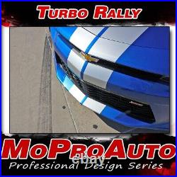 2017 2018 Chevy Camaro Dual Racing Stripes Vinyl TURBO RALLY Graphic Decal SS