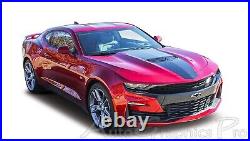 2019-2023 Chevy Camaro Center Hood Stripes Wide OVERDRIVE Trunk Racing Stripes