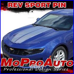 2019-2023 Chevy Camaro Racing Stripes Hood Decals REV SPORT PIN Outline Graphics