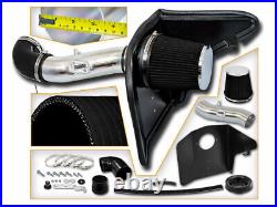 BCP BLACK 12-15 Chevy Camaro 3.6L V6 Cold Air Intake Kit + Heat Shield