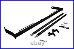 BRAUM Black Stain Harness Bar Kit For Chevrolet Camaro 2010-15 BRHB-50BM