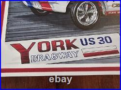 Bruce Larson USA-1 1968 Chevy Camaro Original Art Drawing Artwork Drag Racing