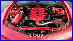 COLD AIR INTAKE MATT BLACK + HEAT SHIELD FOR Chevy 12-15 Camaro 3.6L V6 LS LT