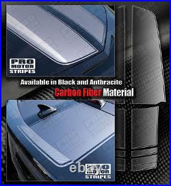 Chevrolet Camaro 2010-2015 CARBON FIBER Rally Racing Stripes (Choose Color)