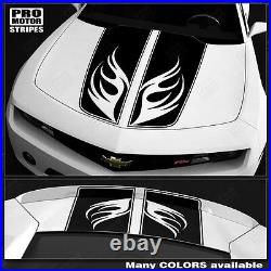 Chevrolet Camaro 2010-2015 Racing Wings Top and Side Stripes (Choose Color)