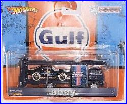 Custom Hot Wheels Team Transport GULF Oil Racing'67 CHEVY CAMARO