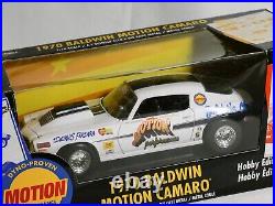 Ertl 118 1970 Baldwin Motion Camaro White Limited Edition Rare Ferrara Race