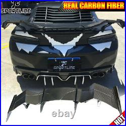 Fits Chevrolet Camaro Coupe 16-20 Real Carbon Rear Trunk Spoiler Racing Wing Lip