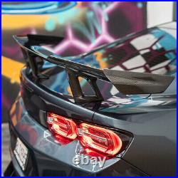 Fits Chevrolet Camaro LS LT RS ZL1 2016-2023 REAL CARBON Rear Trunk Spoiler Wing