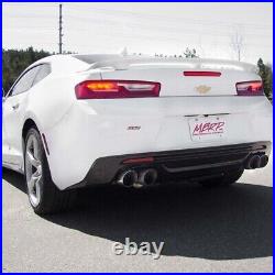 MBR P S7033AL 3 Race Dual CatBack Exhaust for 16-24 Chevy Camaro SS/ZL1 V8 6.2L