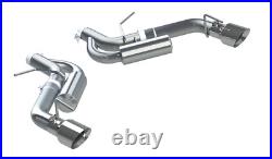 MBRP AxleBack Exhaust System 3'' Pipe Dual Tip Fits 16-22 Chevrolet Camaro SS