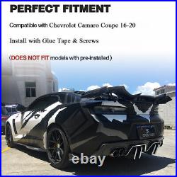 Rear Trunk Spoiler Racing Wing For Chevrolet Camaro Coupe 2016-2020 REAL CARBON