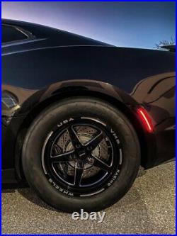 VMS V Star Rear Drag Racing Rim Wheel 17x10 5X120 +44 ET For 10-20 Chevy Camaro