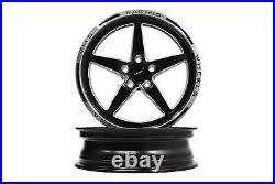 X2 Vms Racing V-star 18x5 Front Drag Rims Wheels For 16+ Chevy Camaro Polished